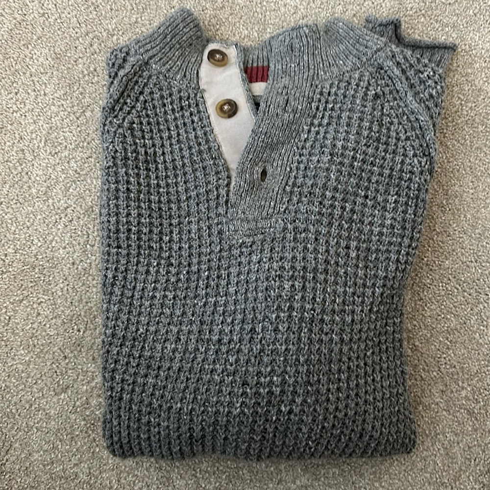 Lucky Brand button up sweater size L